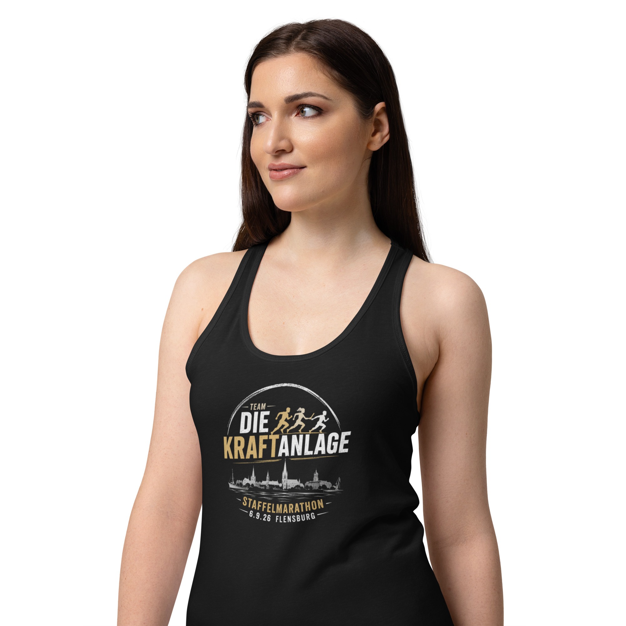 Team Kraftanlage Staffelmarathon Racerback-Tanktop für Frauen – Bild 6