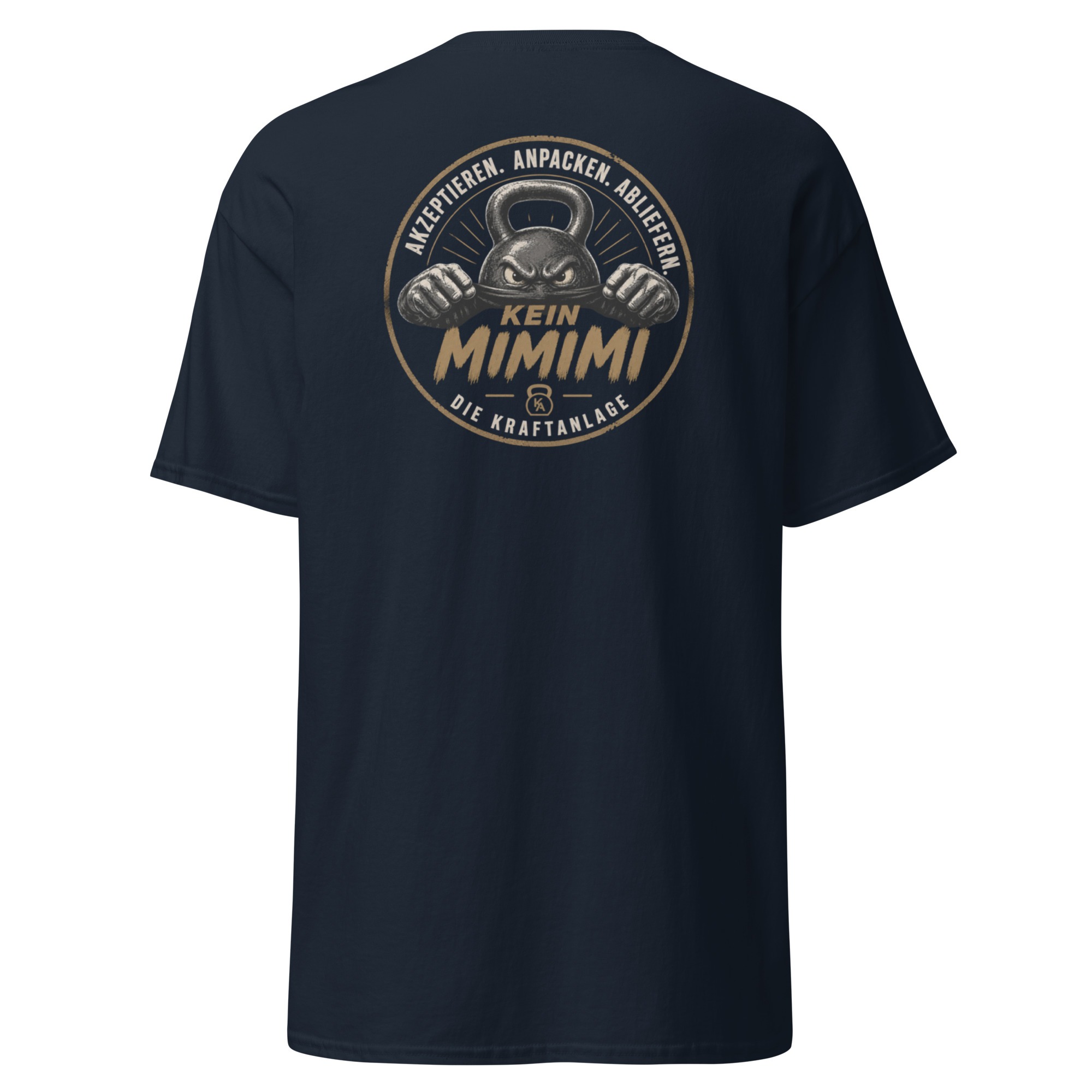 Mimimi Tshirt mit großem Druck auf dem Rücken und kleinem vorne