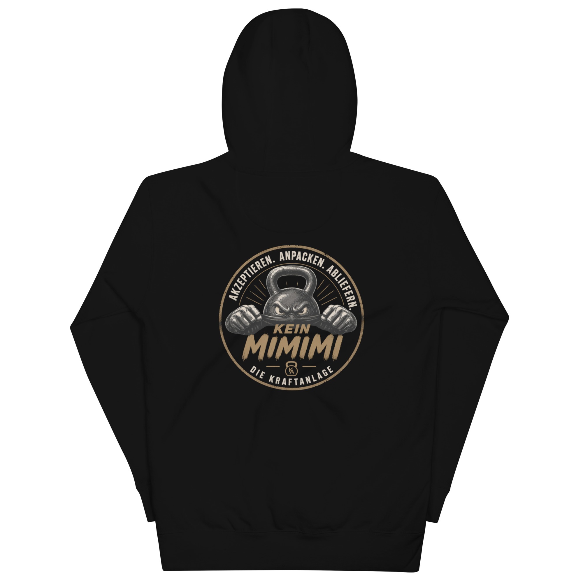 Unisex-Kapuzenpullover mit Mimimi Logo vorne und hinten