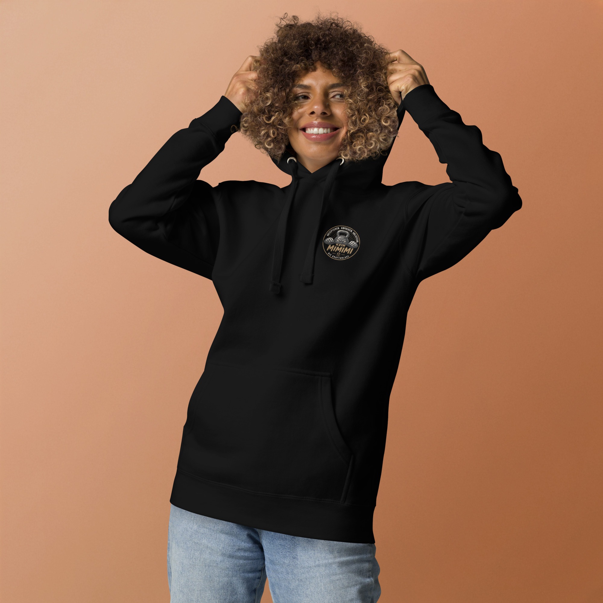 Unisex-Kapuzenpullover mit Mimimi Logo vorne und hinten – Bild 31