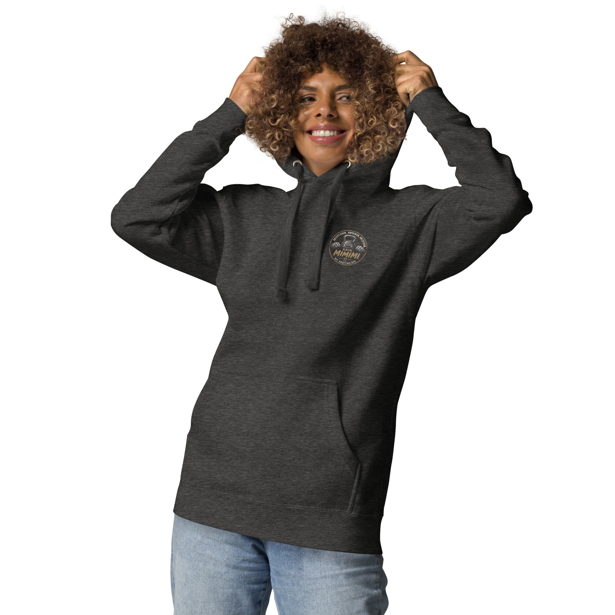 Unisex-Kapuzenpullover mit Mimimi Logo vorne und hinten – Bild 38