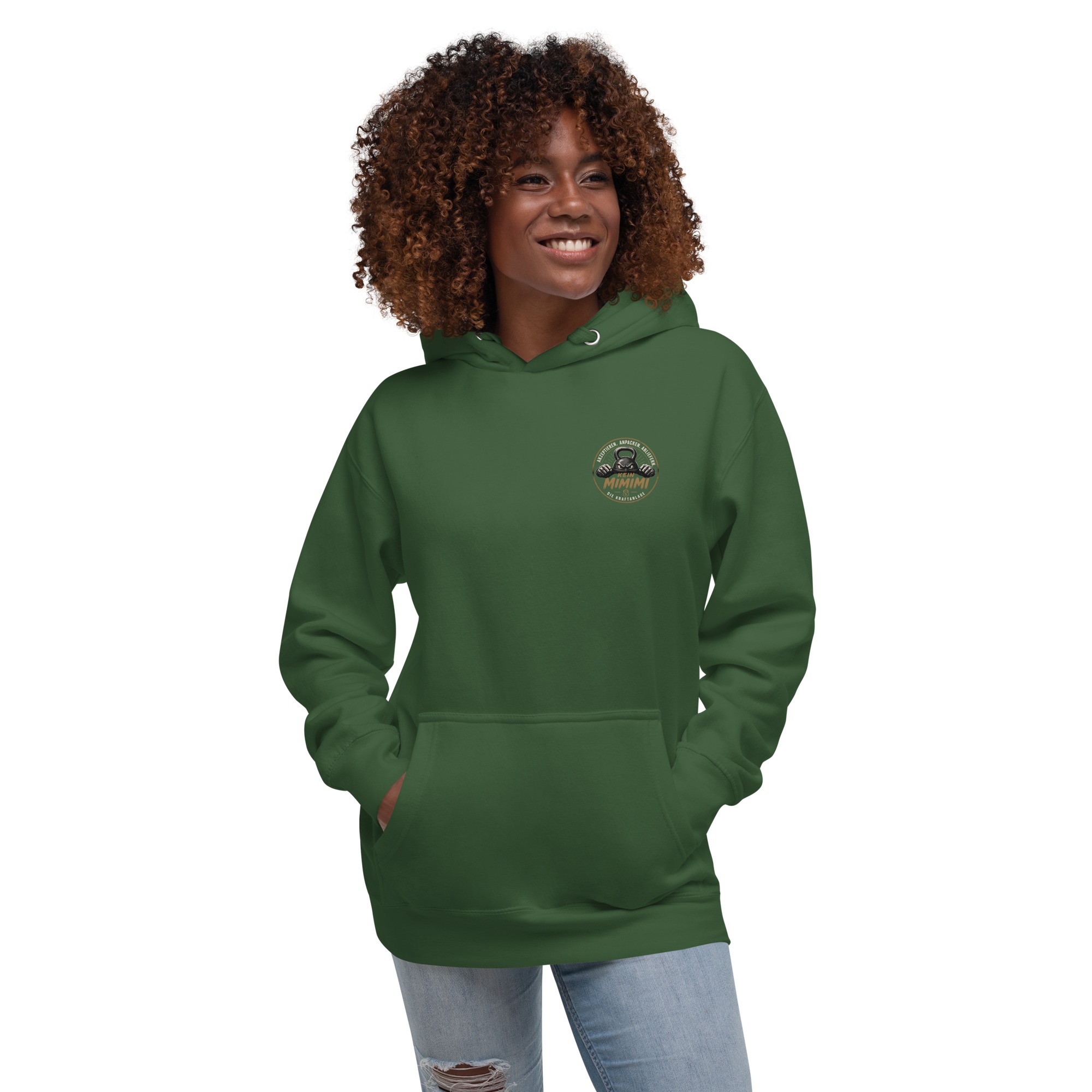 Unisex-Kapuzenpullover mit Mimimi Logo vorne und hinten – Bild 23