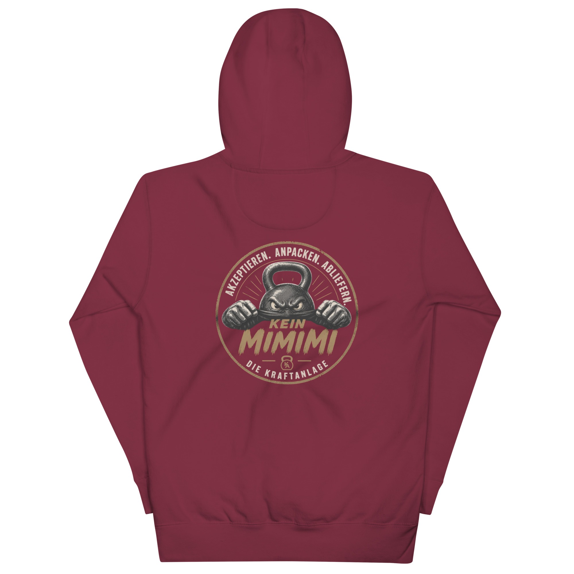 Unisex-Kapuzenpullover mit Mimimi Logo vorne und hinten – Bild 3