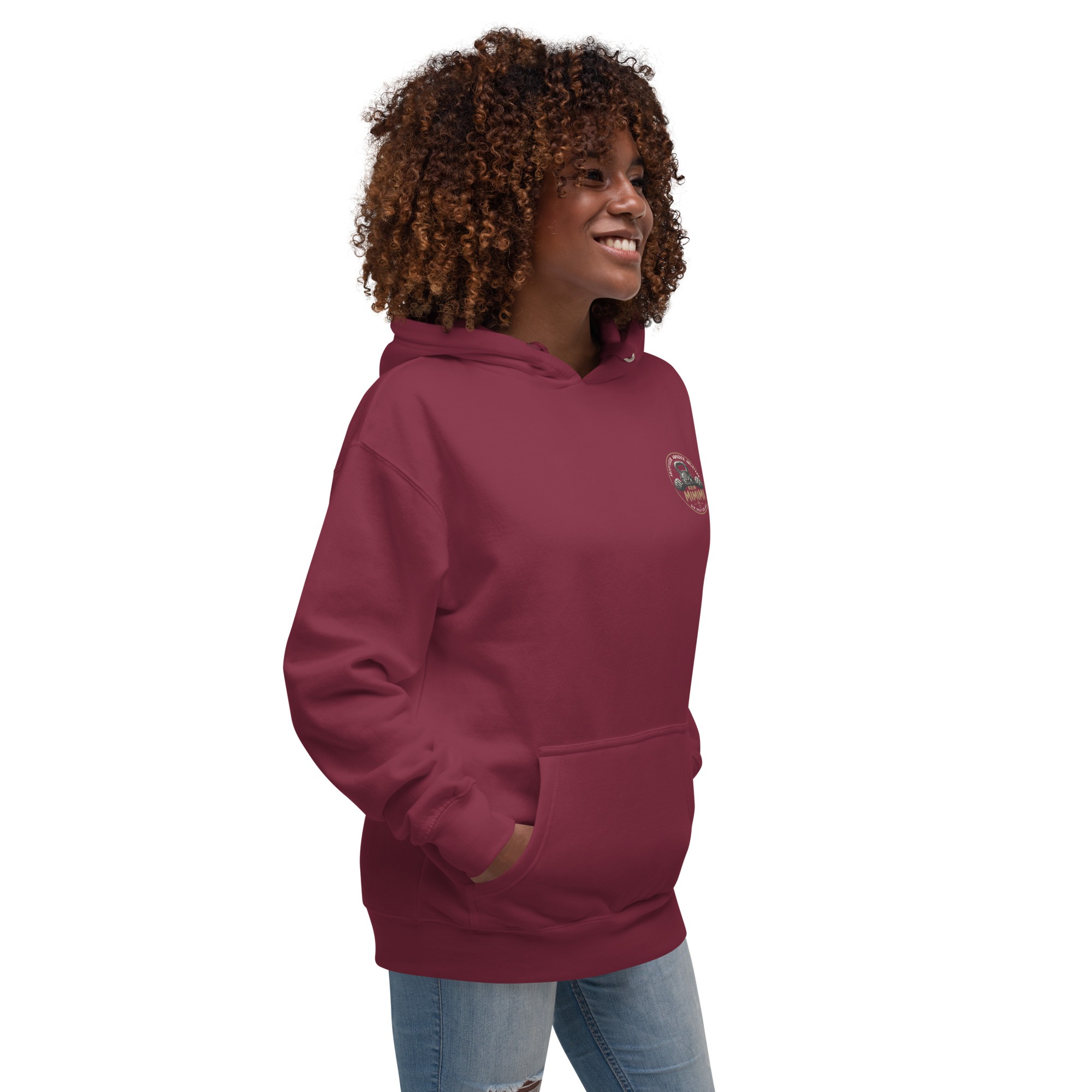 Unisex-Kapuzenpullover mit Mimimi Logo vorne und hinten – Bild 16