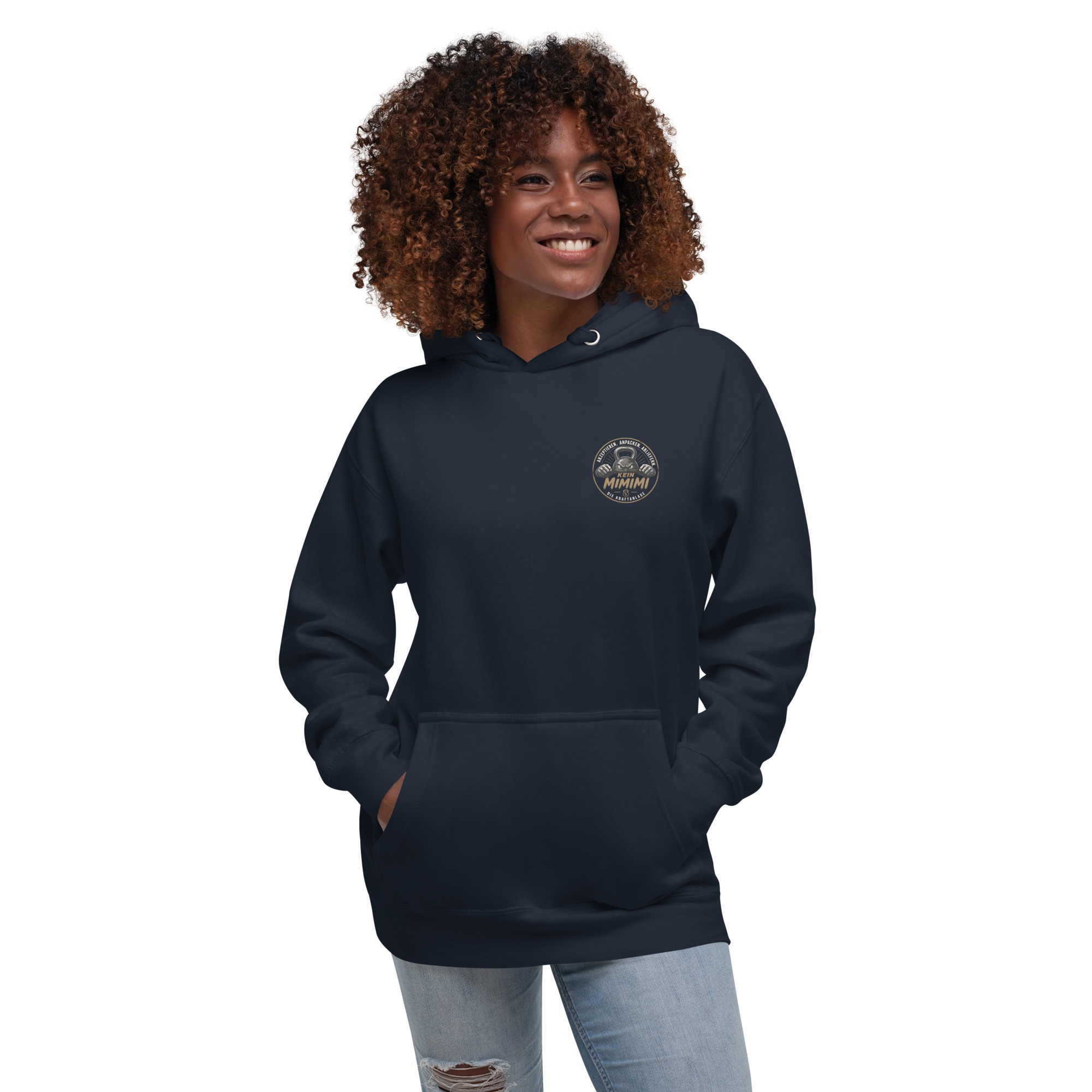 Unisex-Kapuzenpullover mit Mimimi Logo vorne und hinten – Bild 11