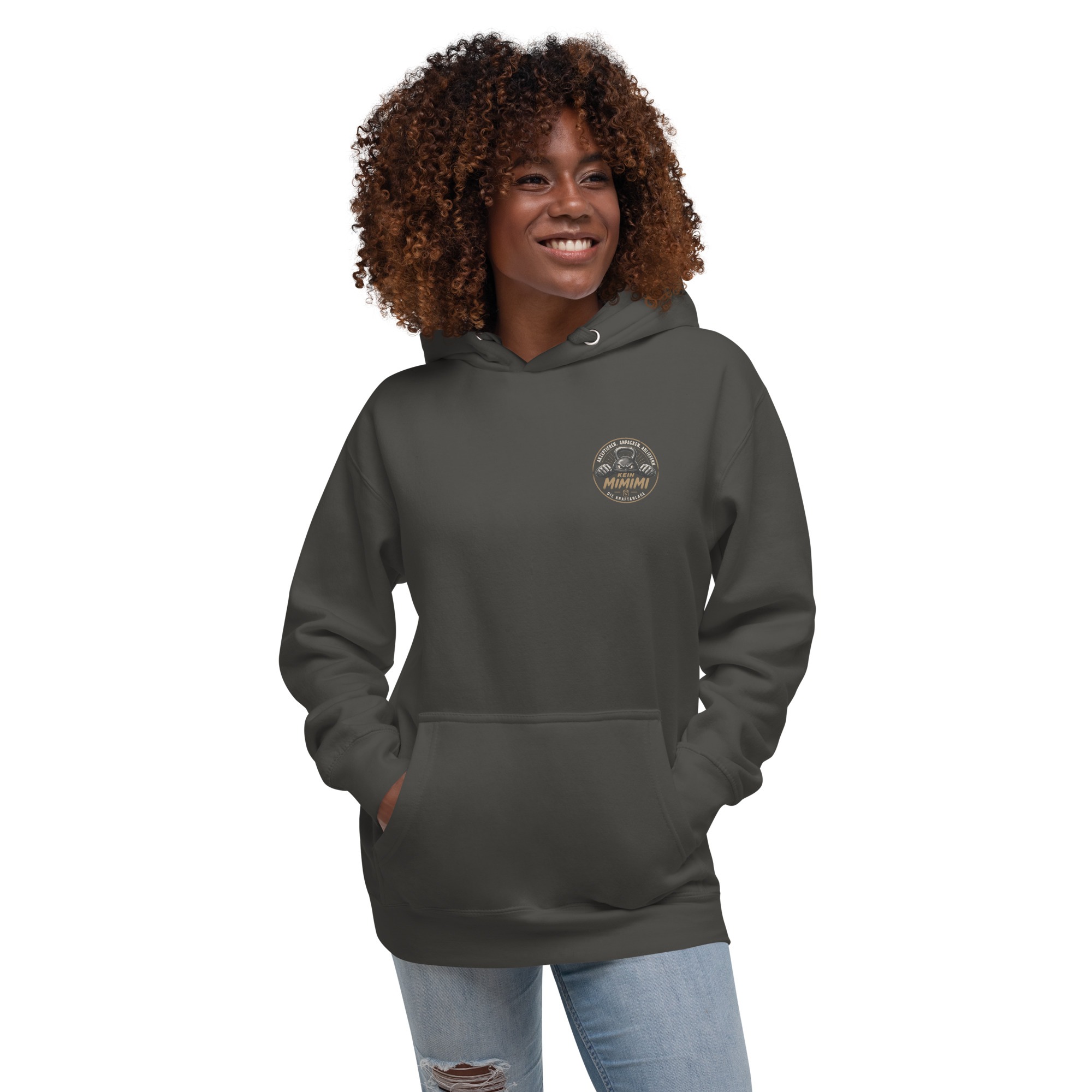 Unisex-Kapuzenpullover mit Mimimi Logo vorne und hinten – Bild 20