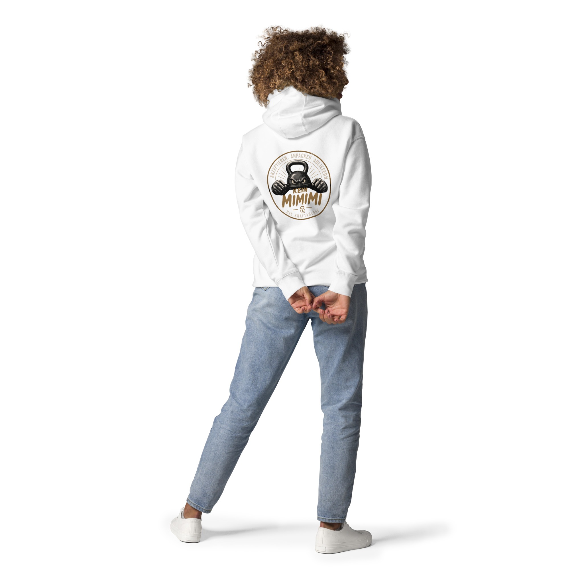 Unisex-Kapuzenpullover mit Mimimi Logo vorne und hinten – Bild 48