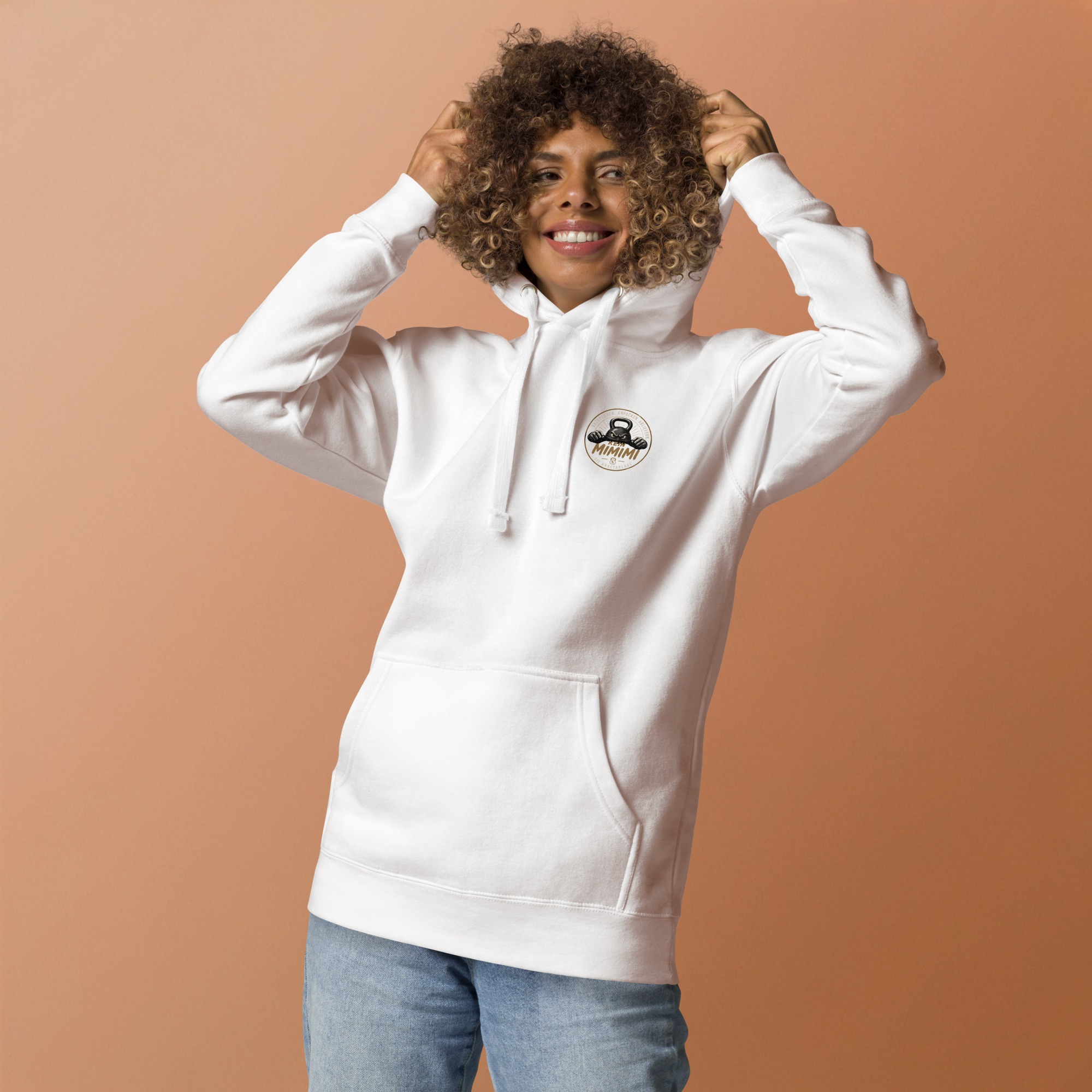 Unisex-Kapuzenpullover mit Mimimi Logo vorne und hinten – Bild 49