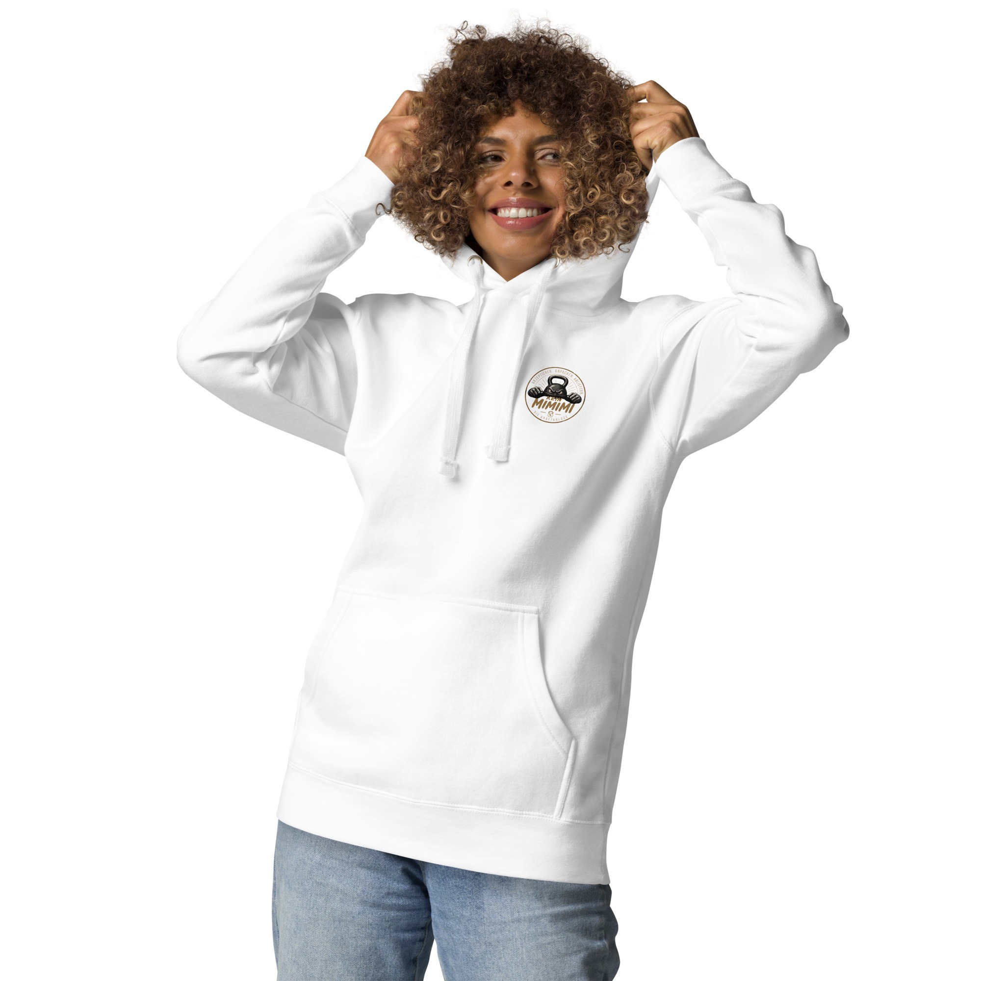 Unisex-Kapuzenpullover mit Mimimi Logo vorne und hinten – Bild 47