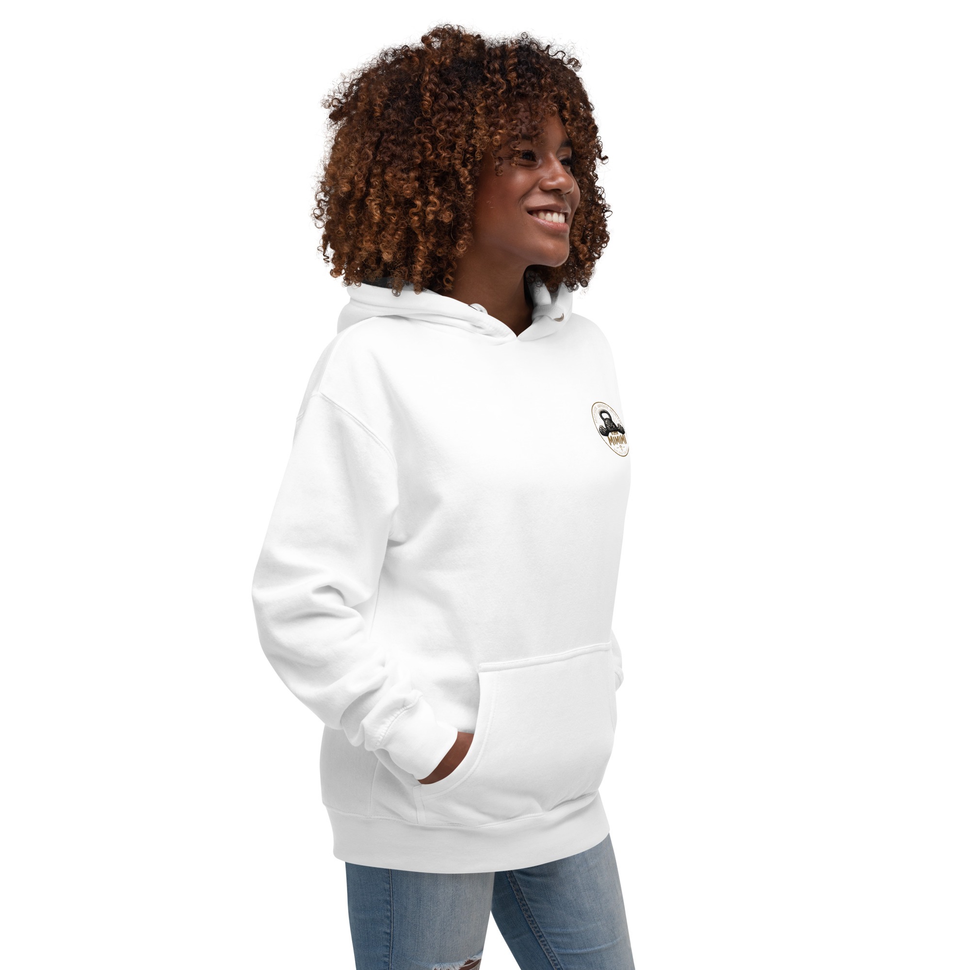 Unisex-Kapuzenpullover mit Mimimi Logo vorne und hinten – Bild 28
